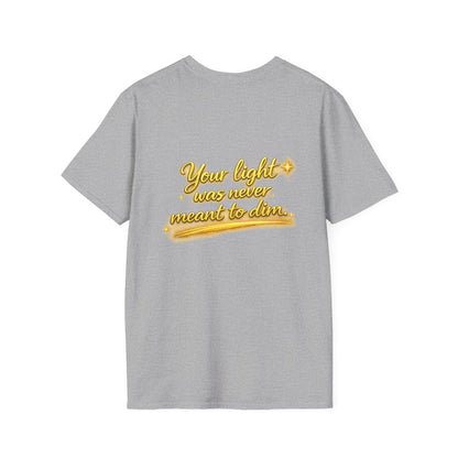 T-Shirt — Gold Monogram “AA” Amara Logo Tee