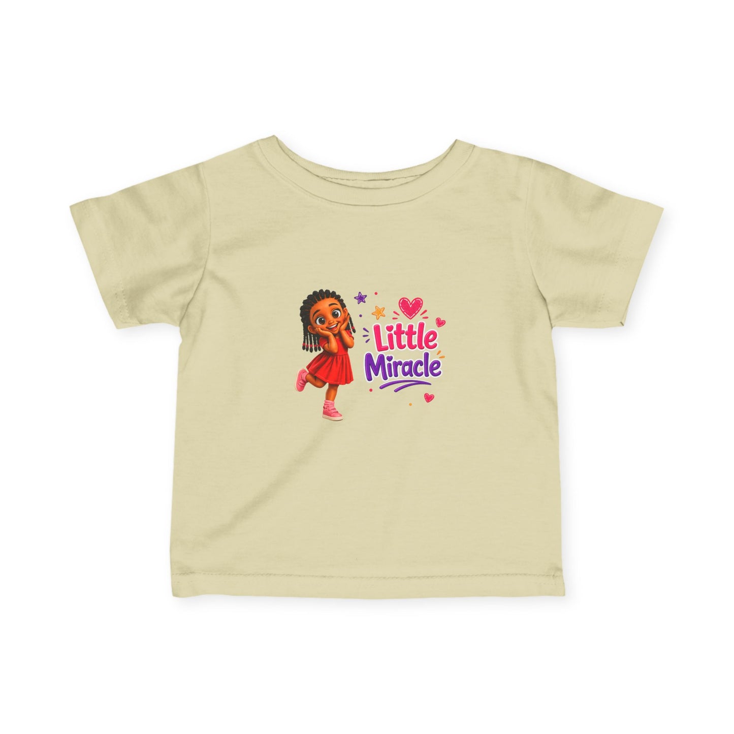 Little Miracle toddler tee | infant tee, cute girl illustration