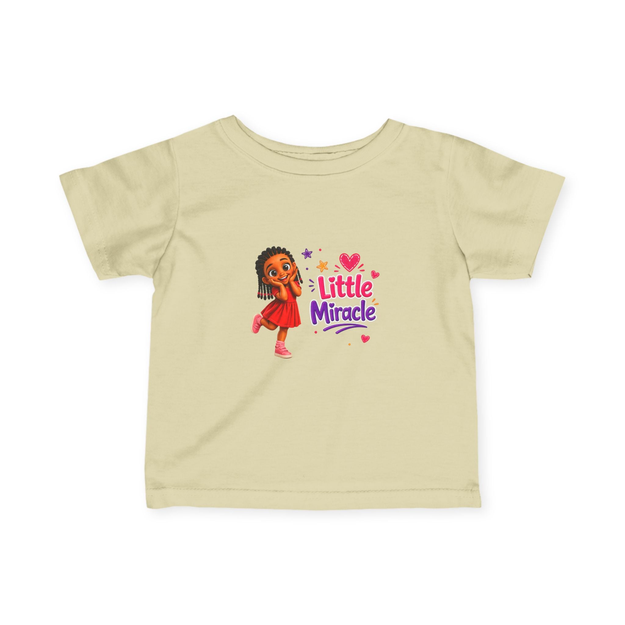 Little Miracle toddler tee | infant tee, cute girl illustration