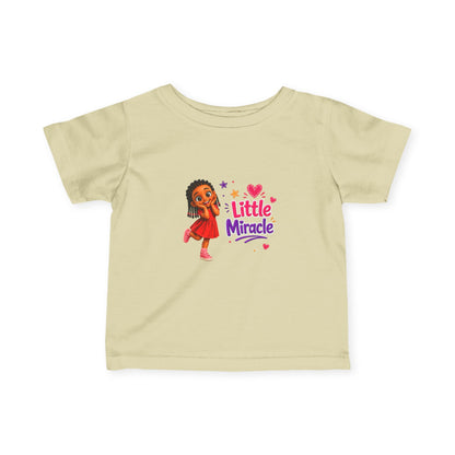 Little Miracle toddler tee | infant tee, cute girl illustration