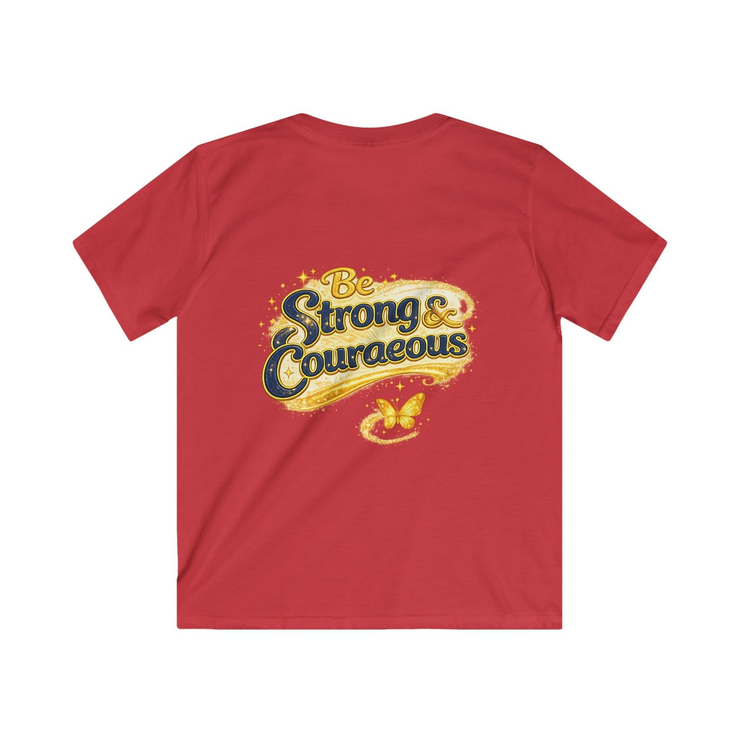 Kids 'God Is With Me' Tee — Be Strong & Courageous Christian Children's Shirt (Joshua 1:9)