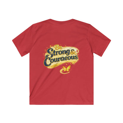 Kids 'God Is With Me' Tee — Be Strong & Courageous Christian Children's Shirt (Joshua 1:9)