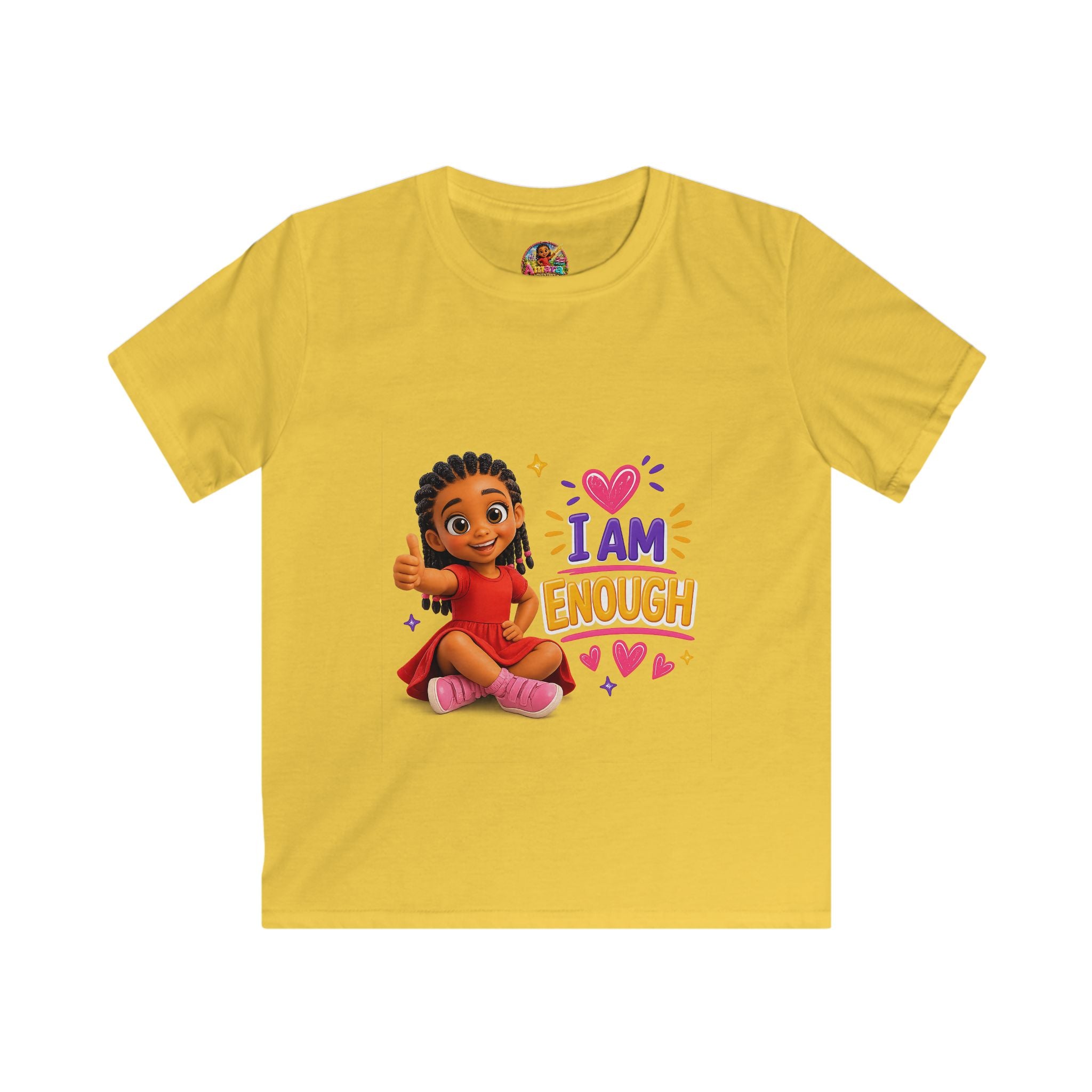 I Am Enough Kids Tee | Empowerment Children Shirt, Positive Affirmation