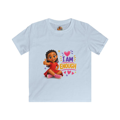I Am Enough Kids Tee | Empowerment Children Shirt, Positive Affirmation