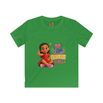 I Am Enough Kids Tee | Empowerment Children Shirt, Positive Affirmation