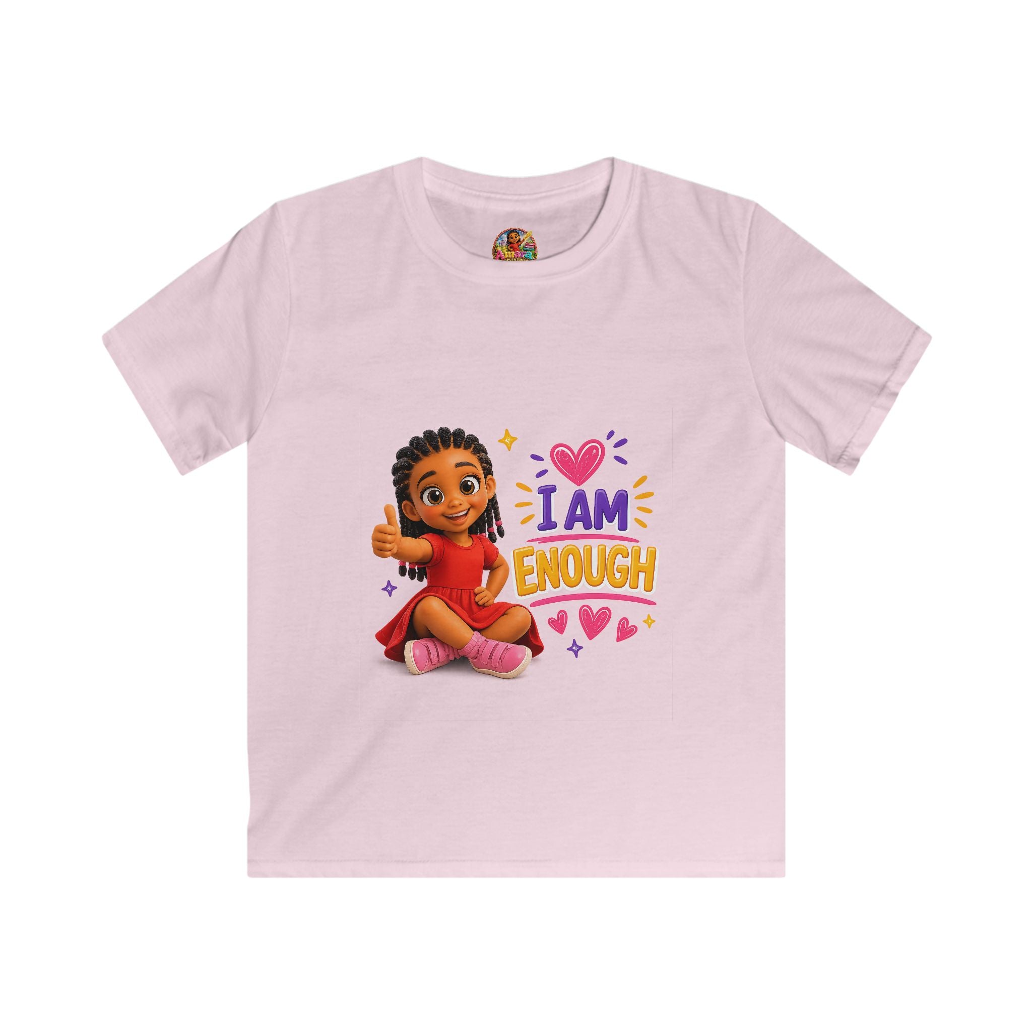 I Am Enough Kids Tee | Empowerment Children Shirt, Positive Affirmation