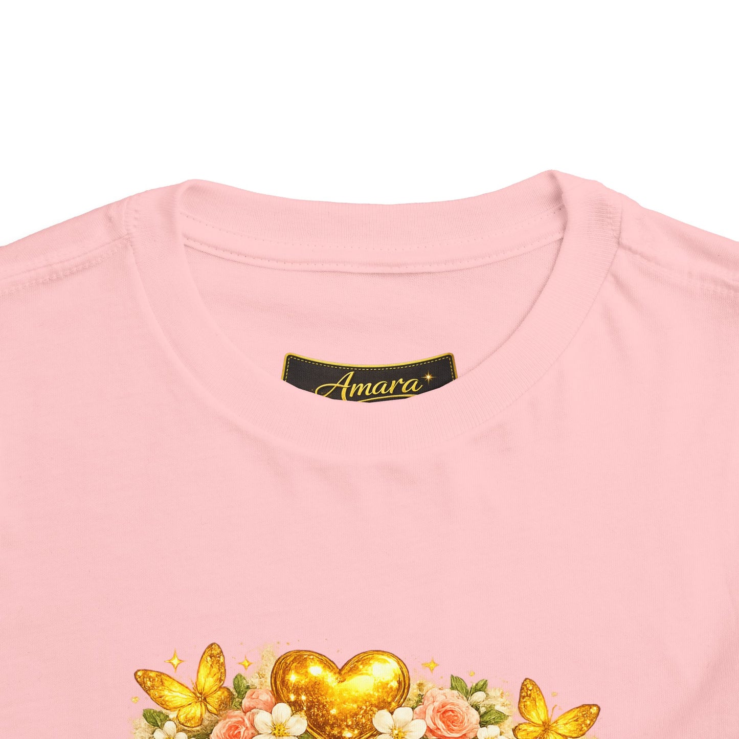 Toddler Tee — "Chosen & Loved" / "Wonderfully Made" Inspirational Christian Shirt