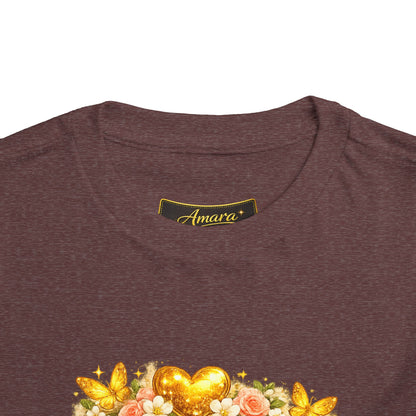 Toddler Tee — "Chosen & Loved" / "Wonderfully Made" Inspirational Christian Shirt