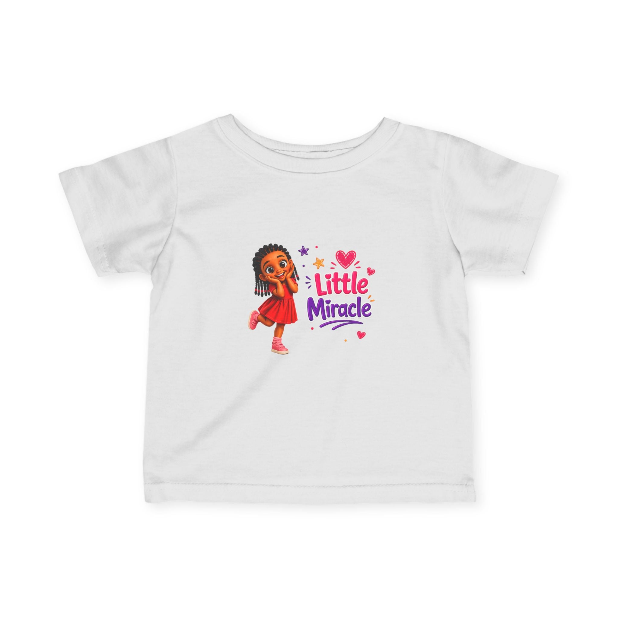 Little Miracle toddler tee | infant tee, cute girl illustration