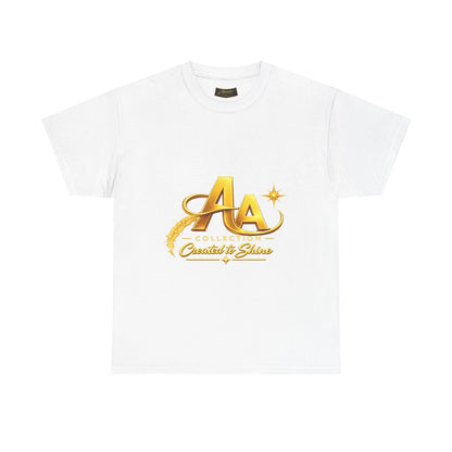 Inspirational Graphic Tee — “I Am Bold Kind Confident” Gold Logo T-Shirt