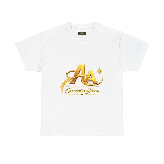 Inspirational Graphic Tee — “I Am Bold Kind Confident” Gold Logo T-Shirt