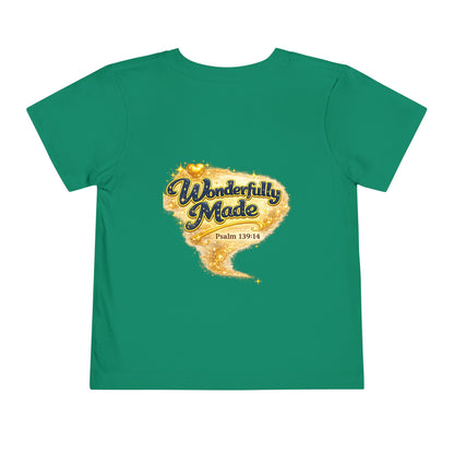 Toddler Tee — "Chosen & Loved" / "Wonderfully Made" Inspirational Christian Shirt