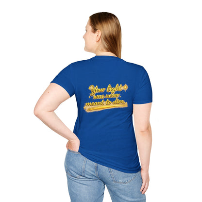 T-Shirt — Gold Monogram “AA” Amara Logo Tee