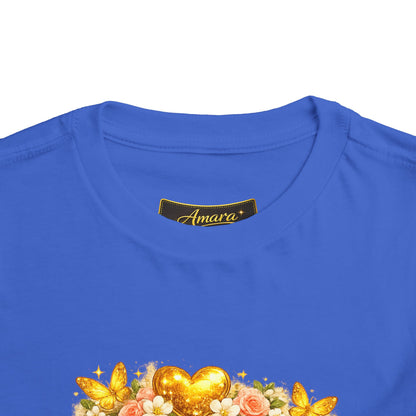 Toddler Tee — "Chosen & Loved" / "Wonderfully Made" Inspirational Christian Shirt