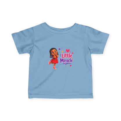 Little Miracle toddler tee | infant tee, cute girl illustration