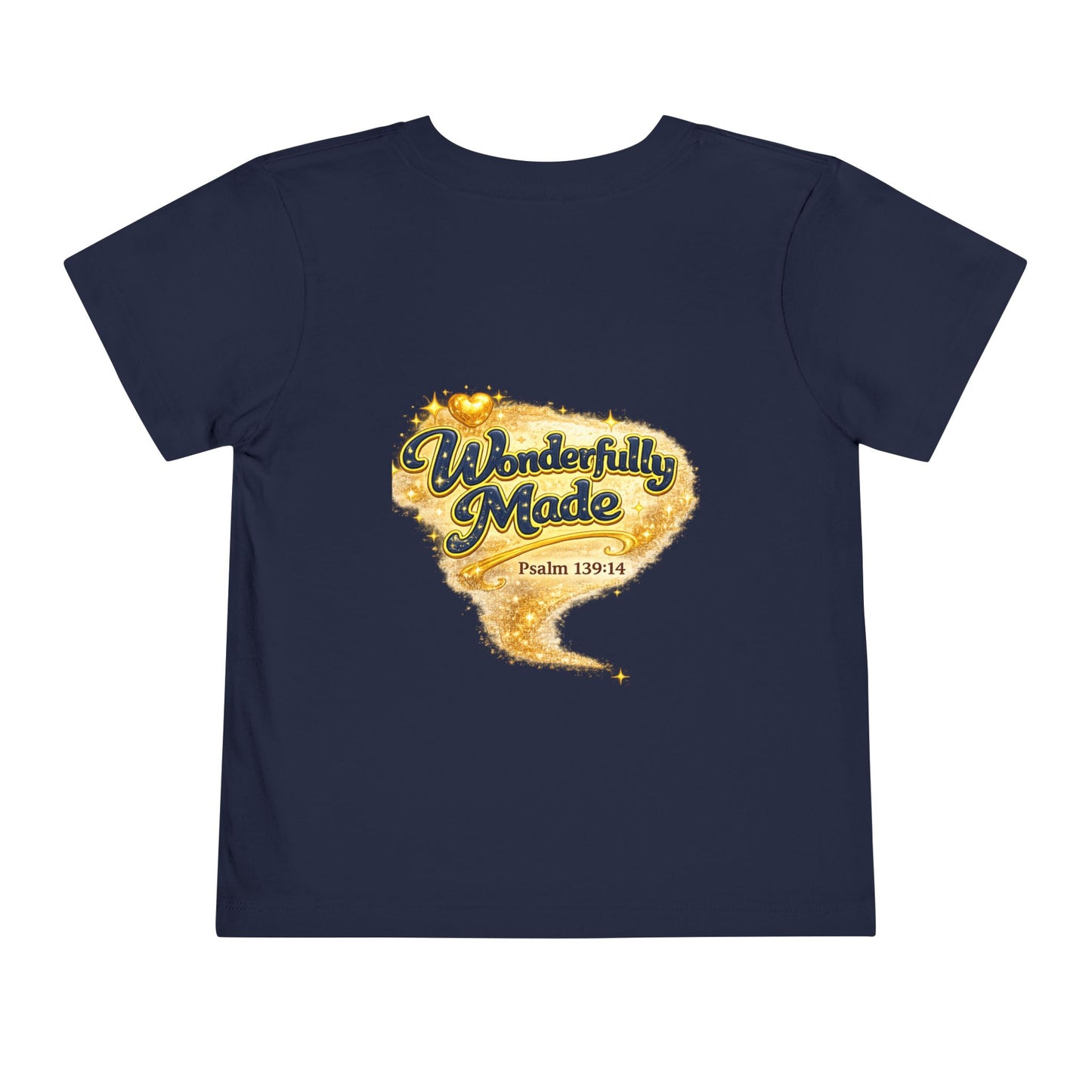 Toddler Tee — "Chosen & Loved" / "Wonderfully Made" Inspirational Christian Shirt