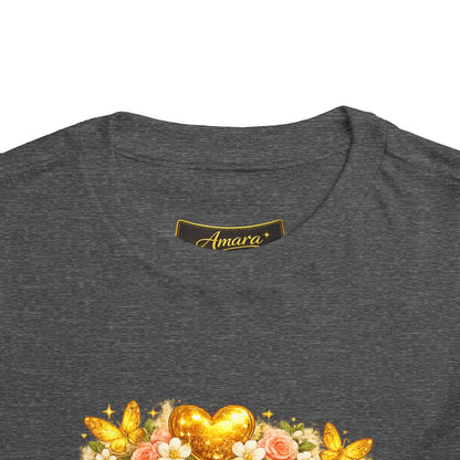 Toddler Tee — "Chosen & Loved" / "Wonderfully Made" Inspirational Christian Shirt