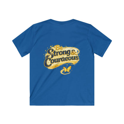 Kids 'God Is With Me' Tee — Be Strong & Courageous Christian Children's Shirt (Joshua 1:9)