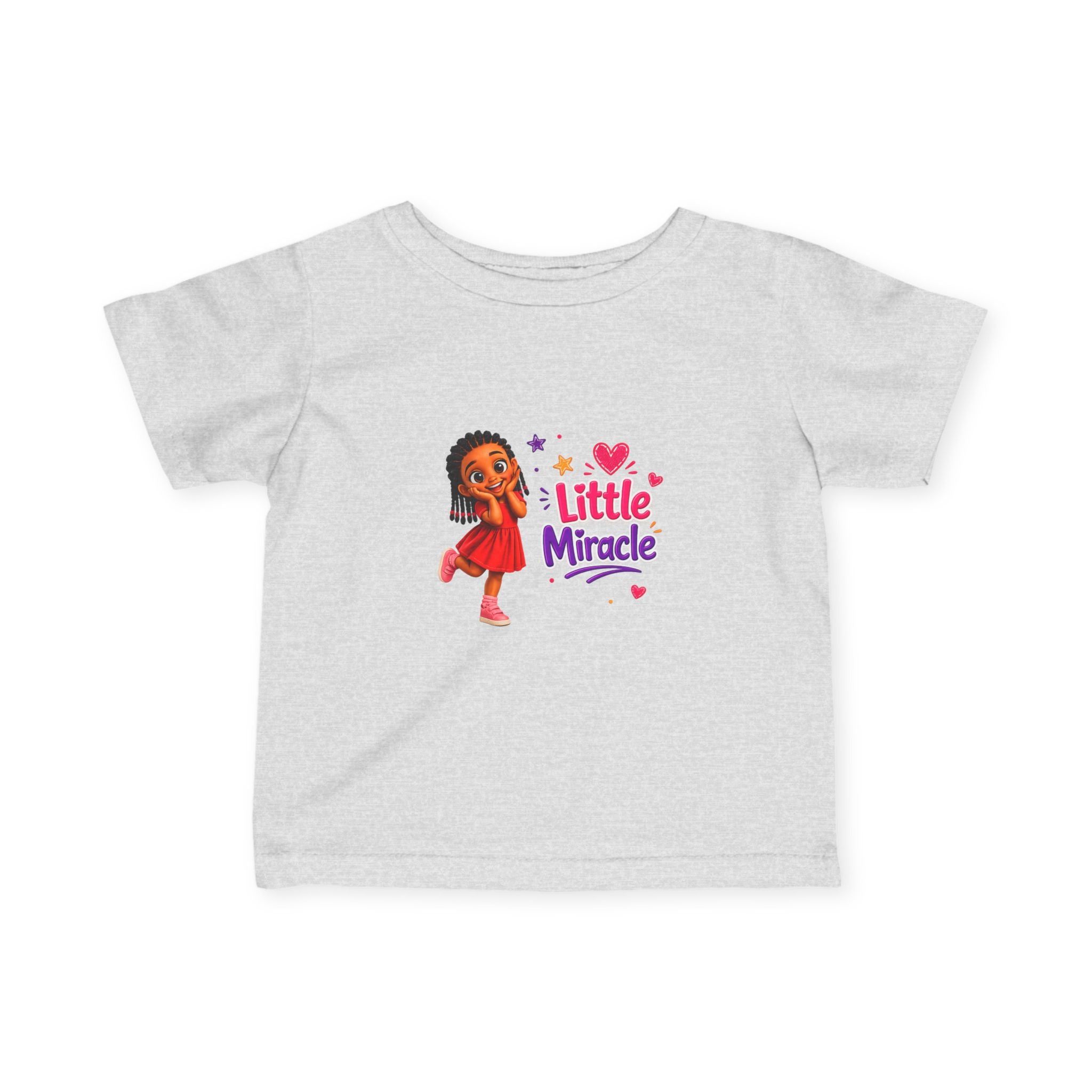 Little Miracle toddler tee | infant tee, cute girl illustration