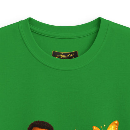 Kids 'God Is With Me' Tee — Be Strong & Courageous Christian Children's Shirt (Joshua 1:9)