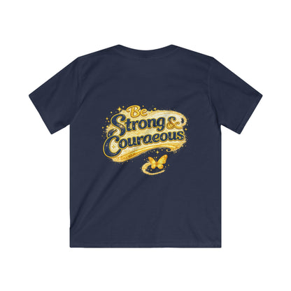 Kids 'God Is With Me' Tee — Be Strong & Courageous Christian Children's Shirt (Joshua 1:9)