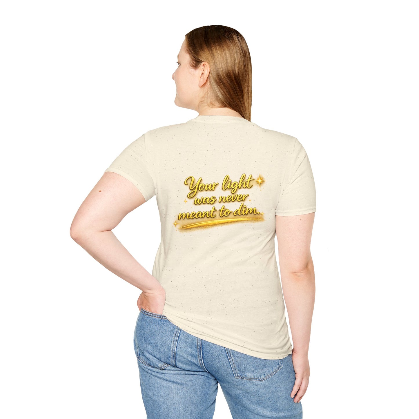 T-Shirt — Gold Monogram “AA” Amara Logo Tee