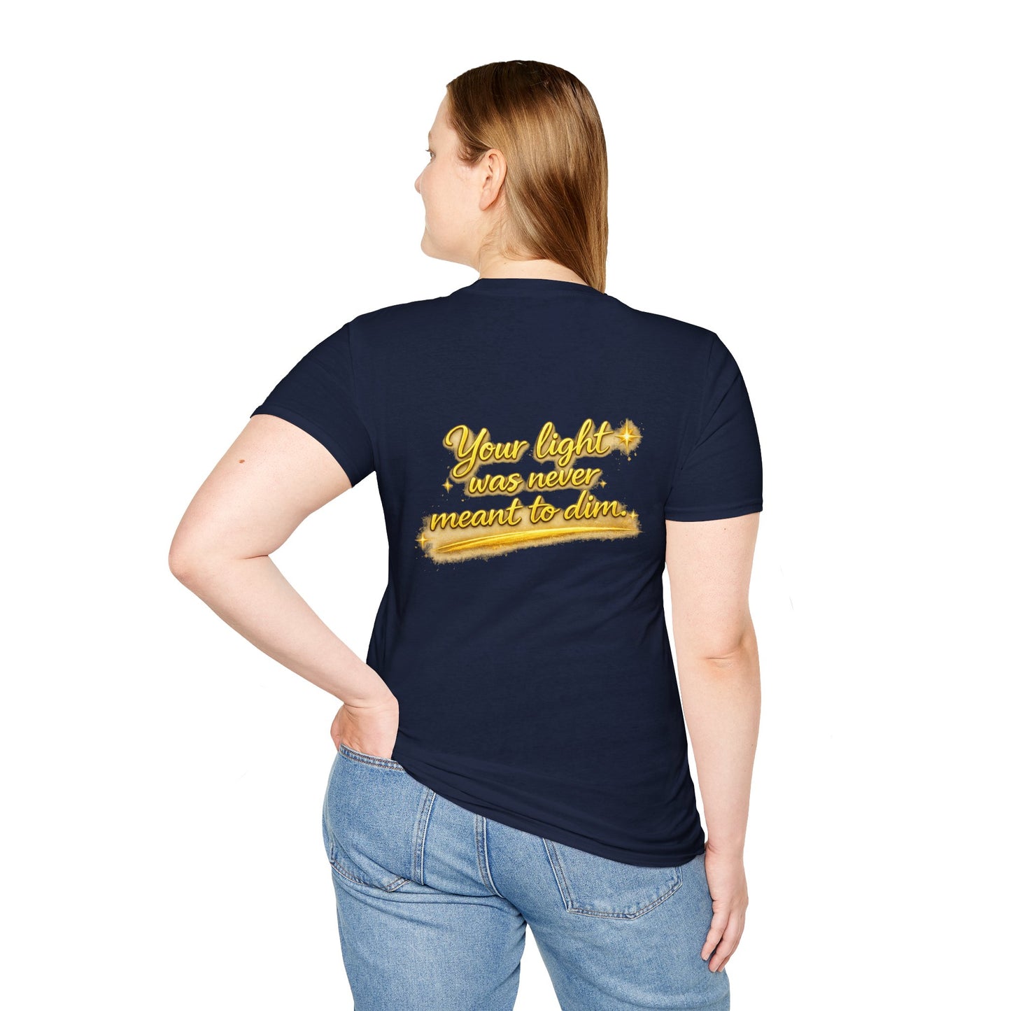 T-Shirt — Gold Monogram “AA” Amara Logo Tee