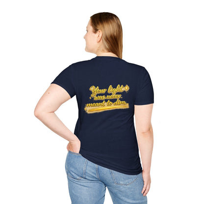 T-Shirt — Gold Monogram “AA” Amara Logo Tee
