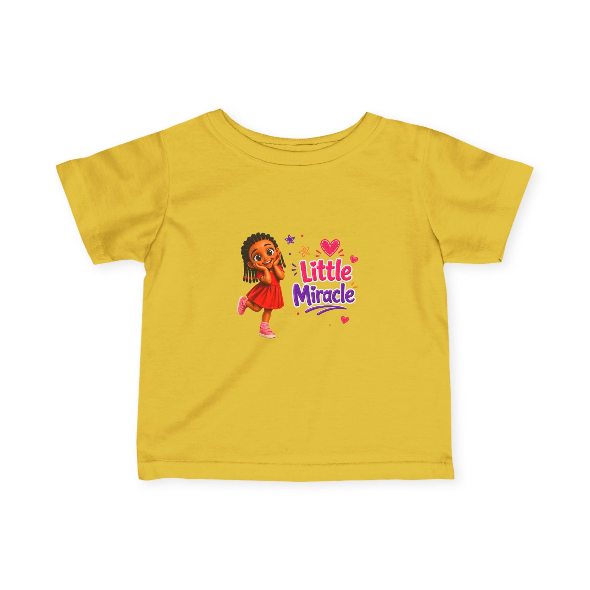 Little Miracle toddler tee | infant tee, cute girl illustration