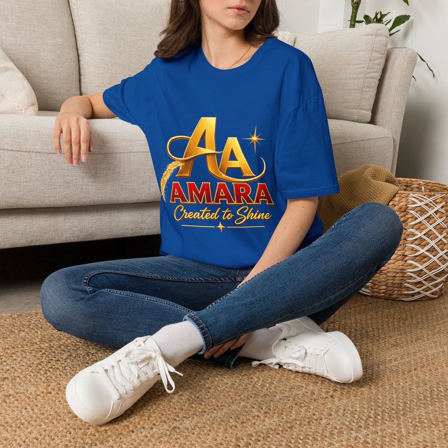 Amara AA Logo T-Shirt | Crest to Shine Graphic Tee