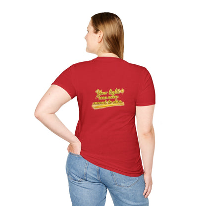 T-Shirt — Gold Monogram “AA” Amara Logo Tee