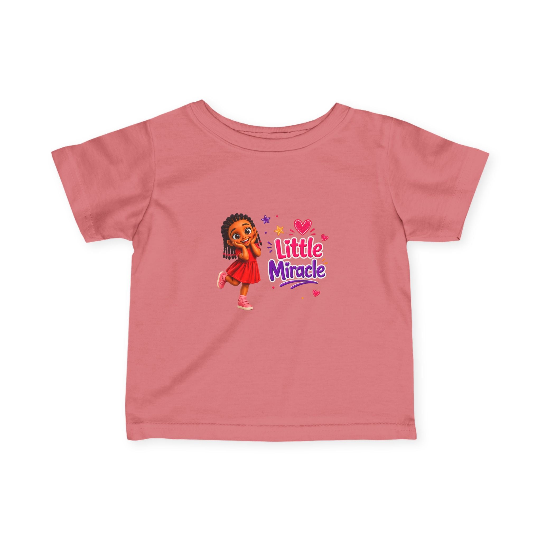 Little Miracle toddler tee | infant tee, cute girl illustration
