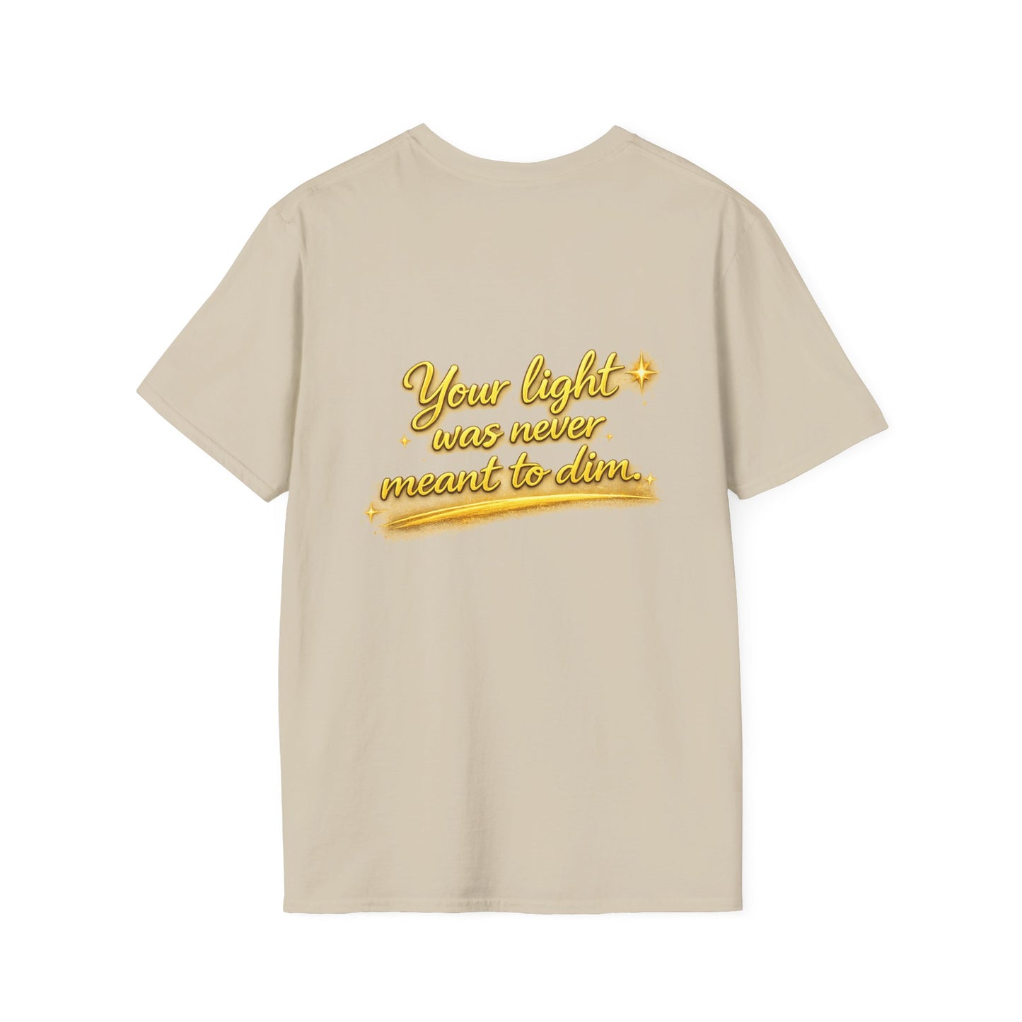 T-Shirt — Gold Monogram “AA” Amara Logo Tee