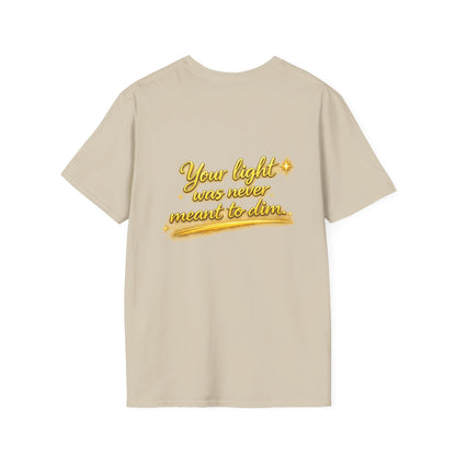 T-Shirt — Gold Monogram “AA” Amara Logo Tee