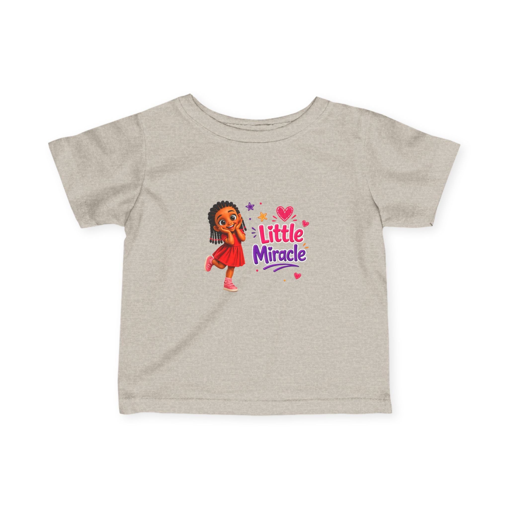 Little Miracle toddler tee | infant tee, cute girl illustration