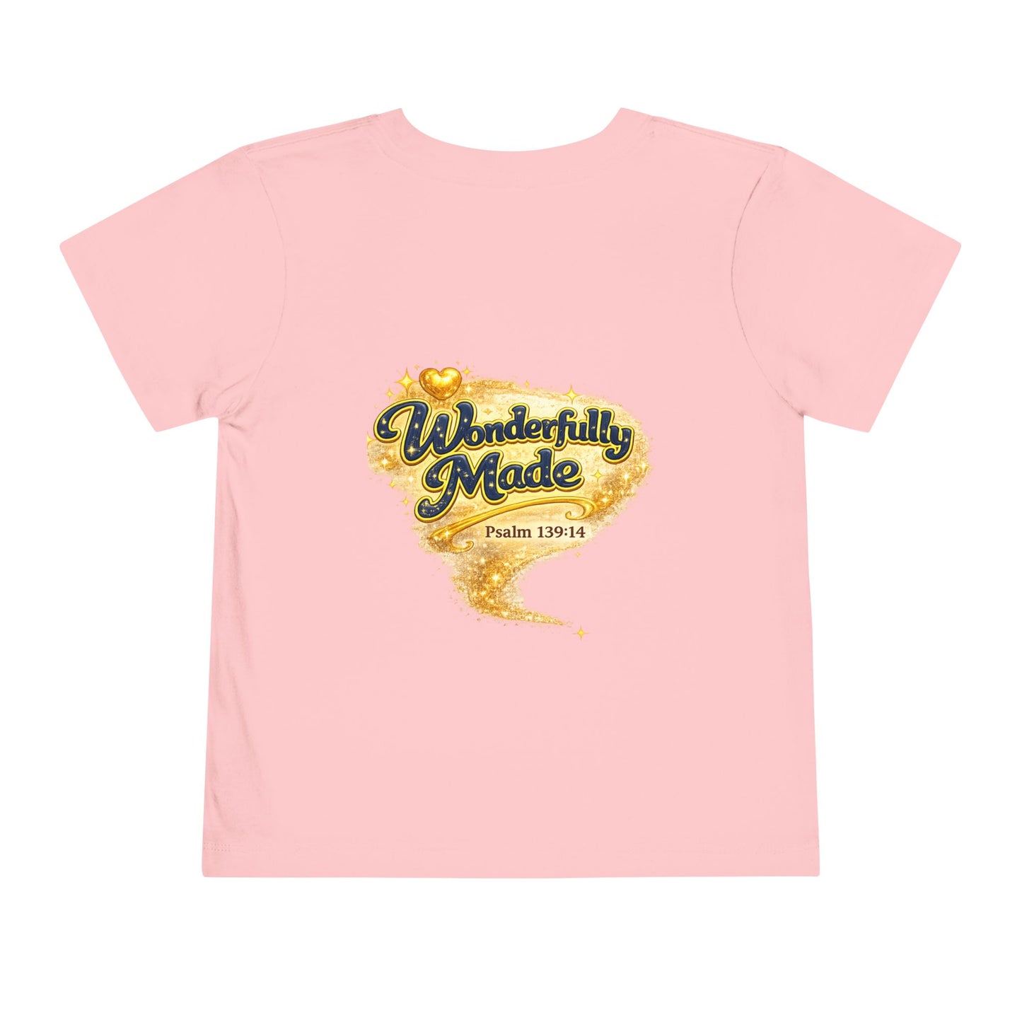 Toddler Tee — "Chosen & Loved" / "Wonderfully Made" Inspirational Christian Shirt