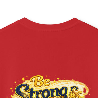 Kids 'God Is With Me' Tee — Be Strong & Courageous Christian Children's Shirt (Joshua 1:9)