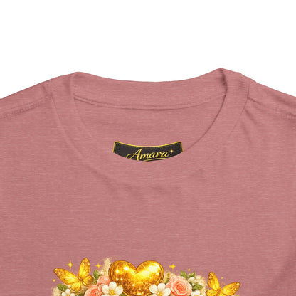 Toddler Tee — "Chosen & Loved" / "Wonderfully Made" Inspirational Christian Shirt