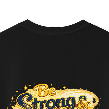 Kids 'God Is With Me' Tee — Be Strong & Courageous Christian Children's Shirt (Joshua 1:9)