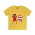 I Am Strong girl illustration Kids Tee | Empowerment, Positive Affirmation