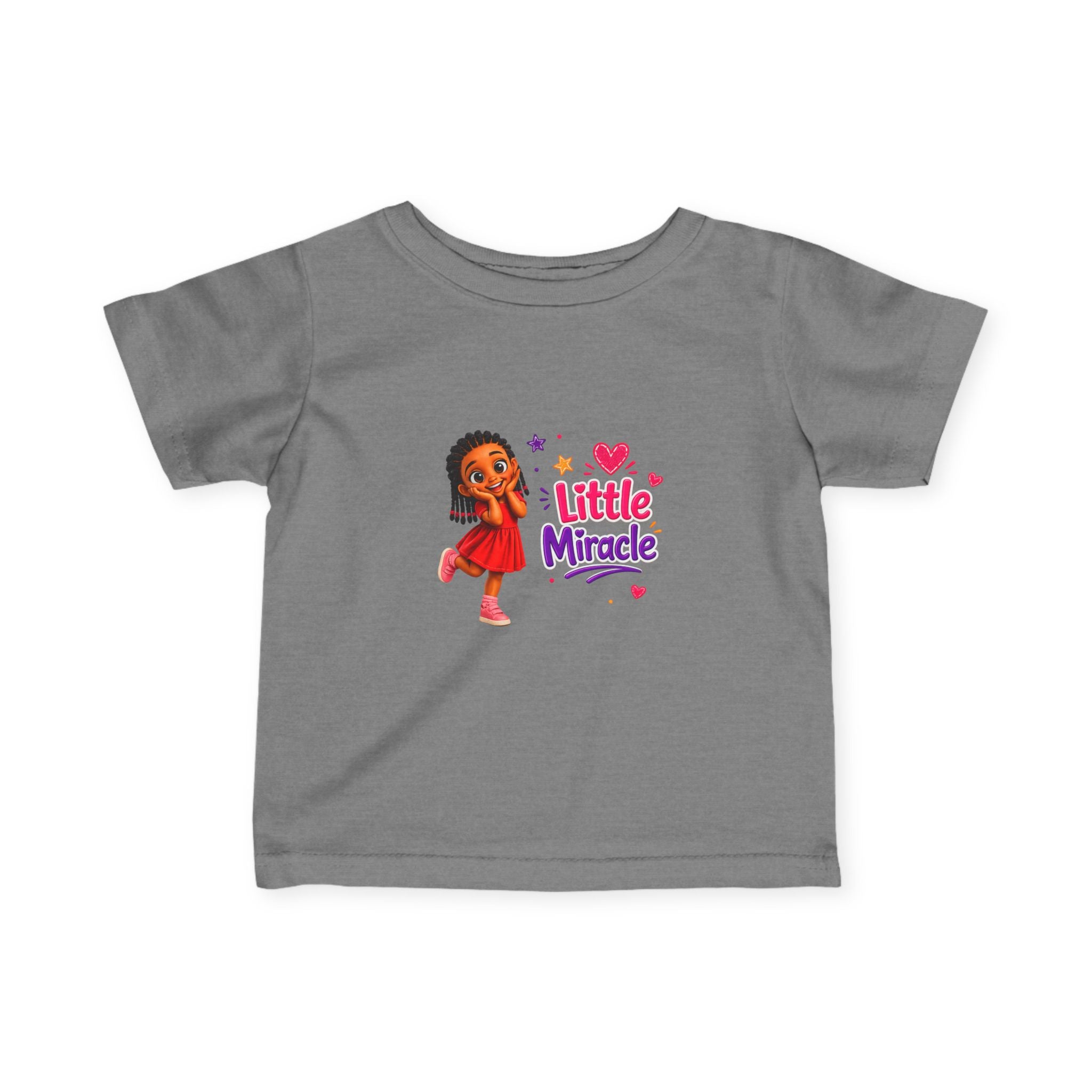 Little Miracle toddler tee | infant tee, cute girl illustration