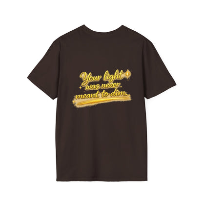 T-Shirt — Gold Monogram “AA” Amara Logo Tee