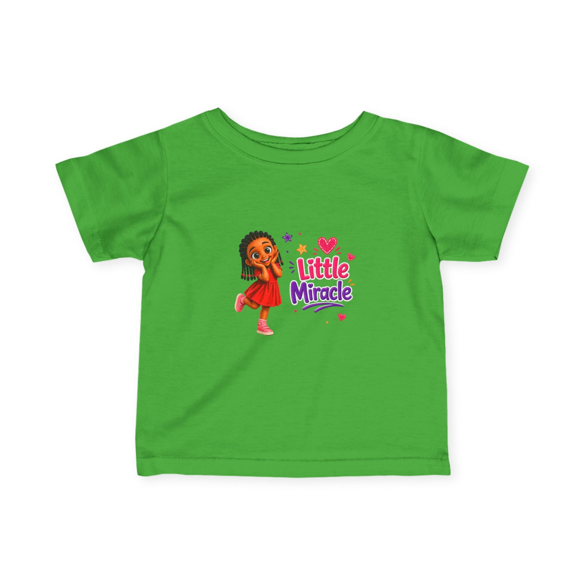 Little Miracle toddler tee | infant tee, cute girl illustration
