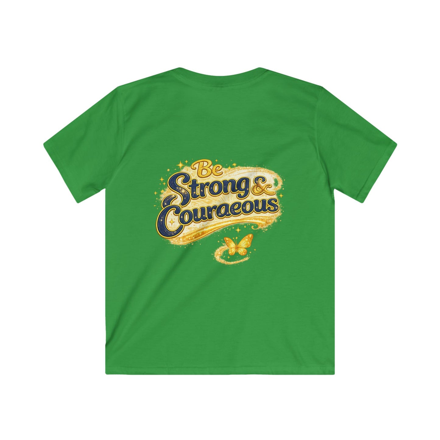 Kids 'God Is With Me' Tee — Be Strong & Courageous Christian Children's Shirt (Joshua 1:9)