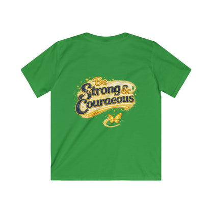 Kids 'God Is With Me' Tee — Be Strong & Courageous Christian Children's Shirt (Joshua 1:9)