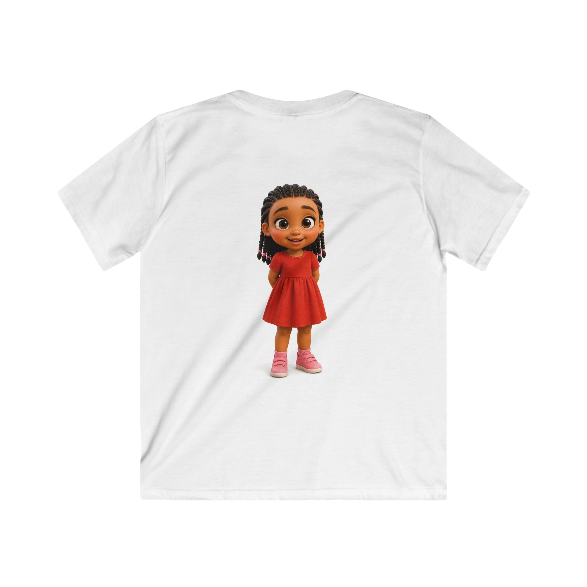 I Am Unstoppable Kids Tee | Girl Character Illustration