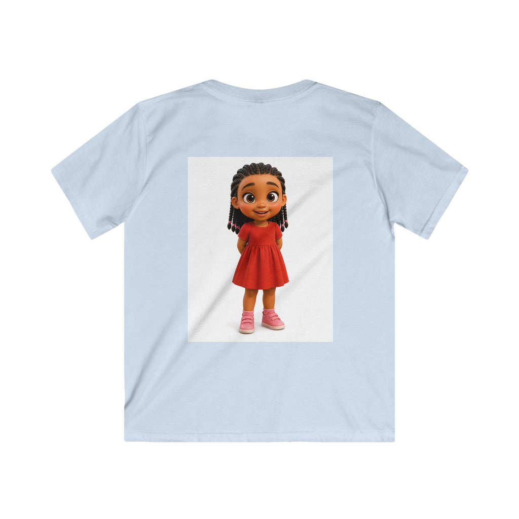 I Am Unstoppable Kids Tee | Girl Character Illustration