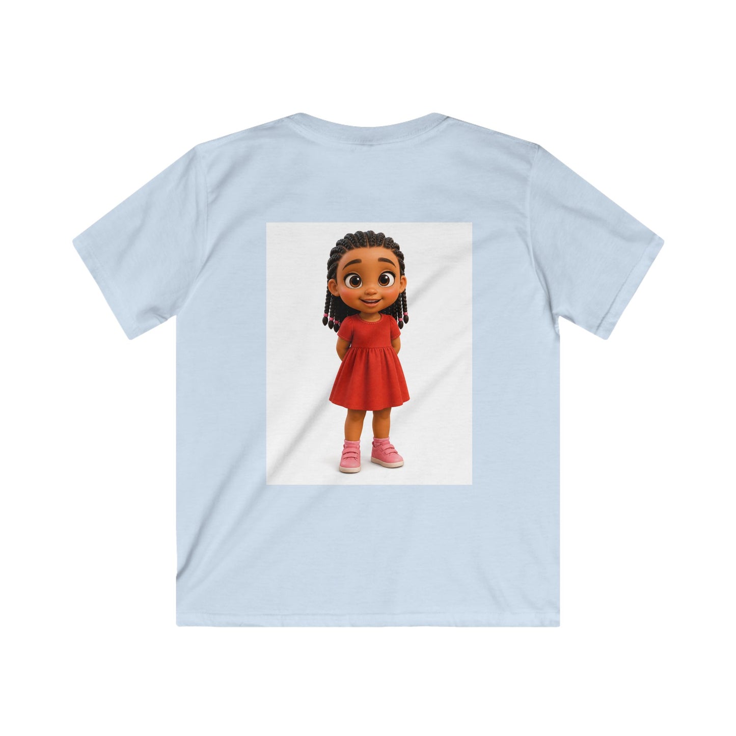 I Am Unstoppable Kids Tee | Girl Character Illustration