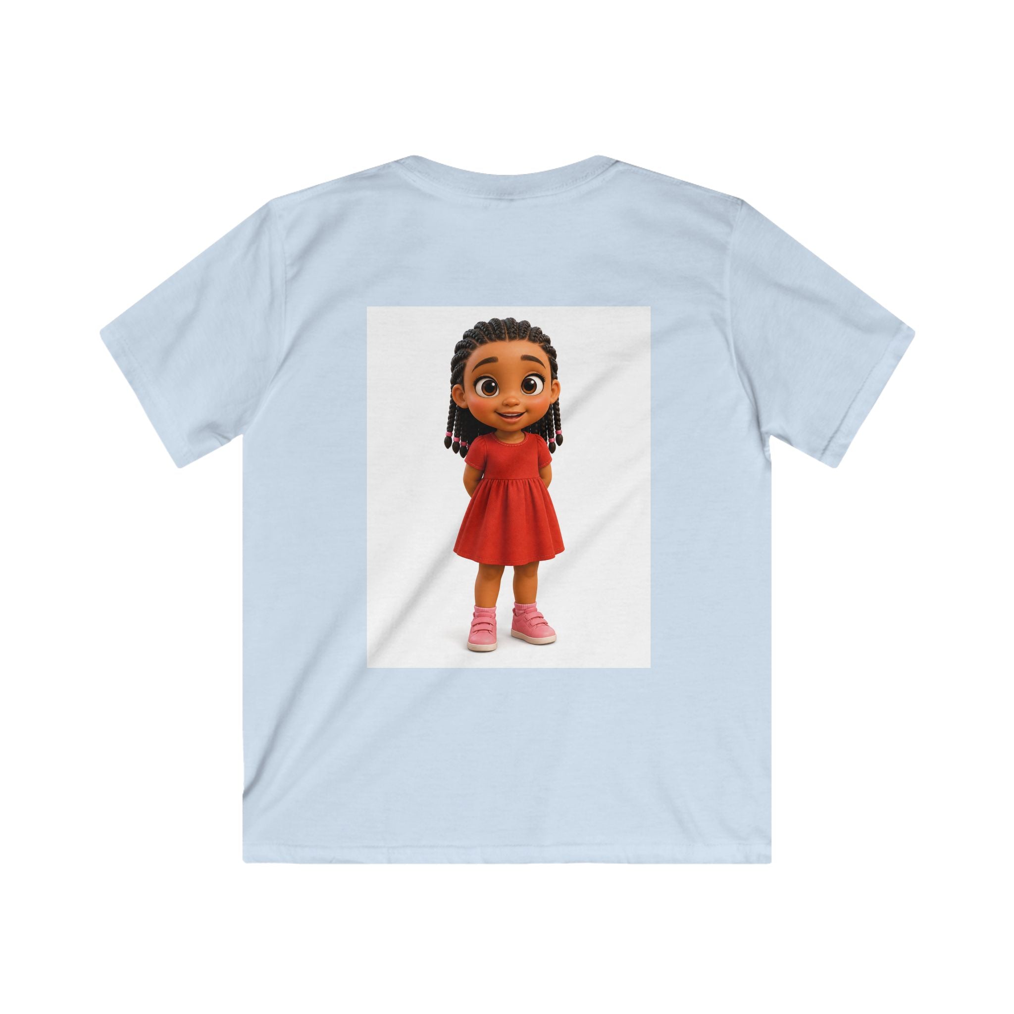 I Am Unstoppable Kids Tee | Girl Character Illustration