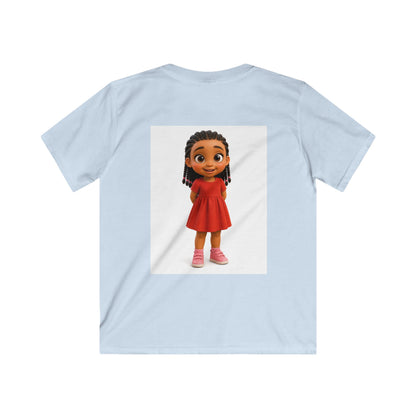 I Am Unstoppable Kids Tee | Girl Character Illustration